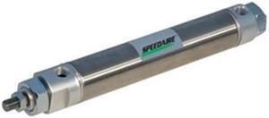 SPEEDAIRE NCDME125-1200 Round Body Cylinder, 1 1/4 in Bore, 12 in Stroke, Round