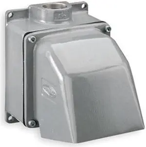 HUBBELL WIRING DEVICE-KELLEMS FW60/100 Pin & Sleeve Receptacle, 60/100 A, -