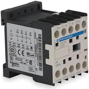 SCHNEIDER ELECTRIC CA3KN22BD IEC Control Relay,2NO/2NC,24VDC,10A