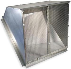 DAYTON 16D559 Weatherhood, 18 In.