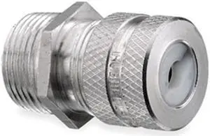 HUBBELL WIRING DEVICE-KELLEMS SHC1011 Liquid Tight Connector,3/8 in.,White