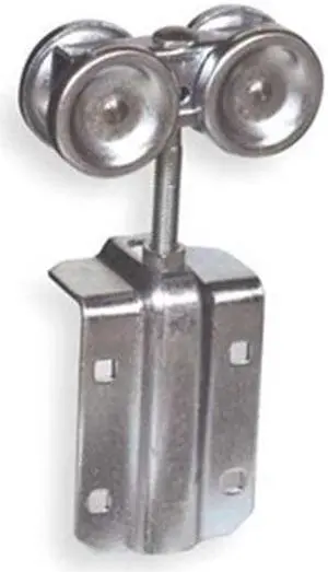 ZORO SELECT 4PE61 Hanger, Door, Track, 4-5/8"L x 2-3/8"W