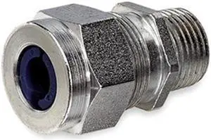 HUBBELL WIRING DEVICE-KELLEMS SHC1057ZP Liquid Tight Connector,1-1/2 in,Straight