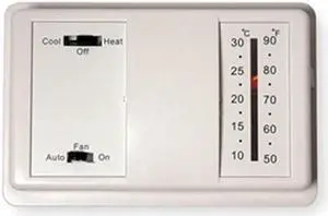 DAYTON 4PU47 Low Voltage Thermostat , Hardwired , 20/30VAC