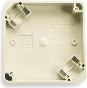 HUBBELL WIRING DEVICE-KELLEMS HBL4PBI PLEX Accessory, Polycarbonate, Portable