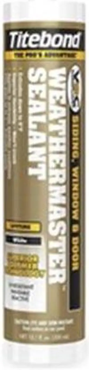 TITEBOND 43991 Polymer Sealant, 10 oz, Cartridge, Clear, Polymer Base,