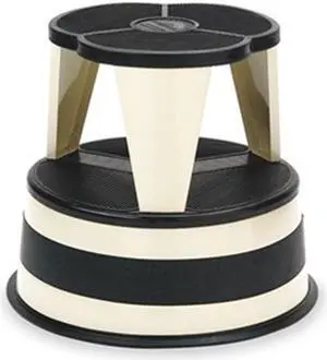 Step Stool, 14-1/2 In H, 500 lb., Steel