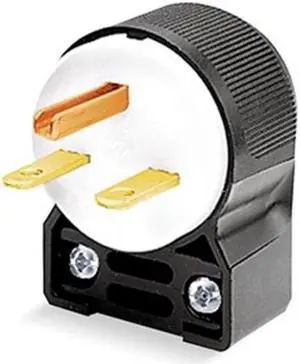 HUBBELL WIRING DEVICE-KELLEMS HBL5666CA 3 Wire Industrial Angle Straight Blade