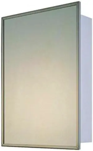 KETCHAM 192-SM 24" x 36" Deluxe Surface Mounted SS Framed Medicine Cabinet