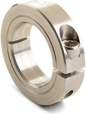 RULAND CL-19-SS Shaft Collar,Clamp,1Pc,1-3/16 In,303 SS