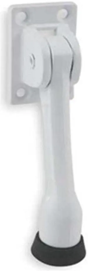 ZORO SELECT 1XNK7 Lever Door Holder, Zinchite, 1-7/16"W