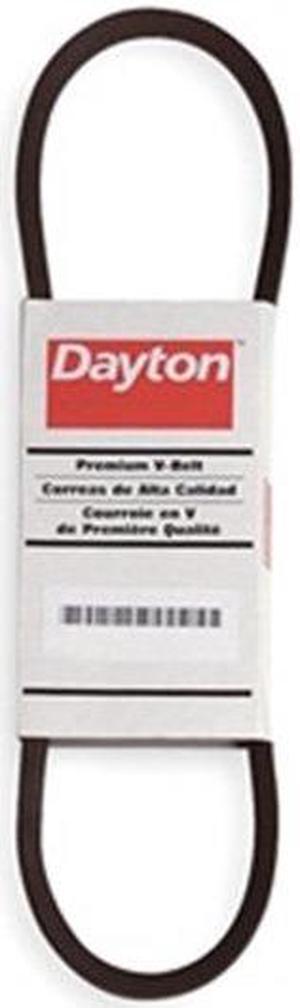 DAYTON 13V726 3V900 V-Belt, 90" Outside Length, 3/8" Top Width, 1 Ribs