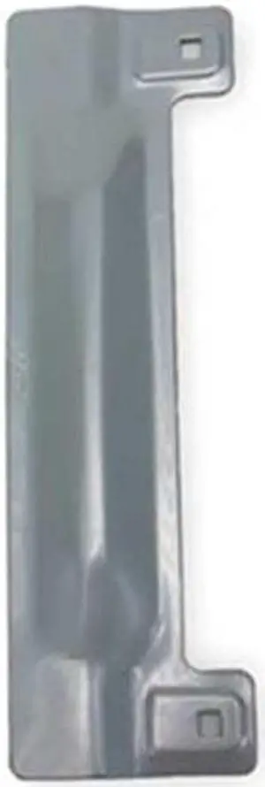 ZORO SELECT 2MDH8 Universal Latch Guard, Aluminum, Steel, 11-3/4"L x 3-1/2"W