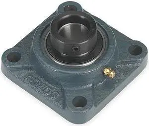 DAYTON 3FCZ7 Flange Bearing, 4-Bolt, Ball, 1-11/16" Bore