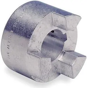 TB WOOD'S AL10078 L-Jaw Coupling Hub,AL100,Aluminum,7/8"