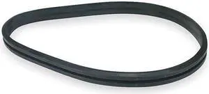 DAYTON 3HEZ4 2/B124 Banded V-Belt, 127-3/4" Outside Length, 1-1/3" Top Width,