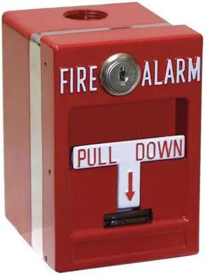 weatherproof pull station dbl action key