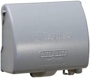 TAYMAC MX4380S 1 Gang -Gang Horizontal Weatherproof Cover, ,Aluminum