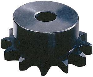 TSUBAKI 35B8 Sprocket,Plain,#35,OD 1.130 In