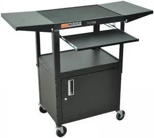 Luxor AVJ42KBCDL Adjustable Height Cart