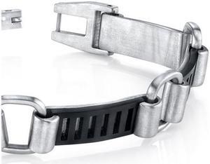 Mens Urban Class Matte Finish Stainless Steel Bracelet
