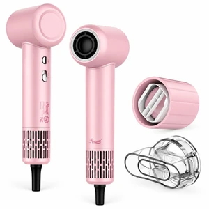 Rosewill Hair Dryer with Oscillating Styling Nozzle & Concentrator, 1300W Ionic Blow Dryer, 3 Heat 2 Speed, LED Light Ring, Lightweight 280g Hair Dryer for Women, All Hair Types Rosewill Hair Dryer with Oscillating Styling Nozzle & Concentrator, 1300W Ionic Blow Dryer, 3 Heat 2 Speed, LED Light Ring, Lightweight 280g Hair Dryer for Women, All Hair Types