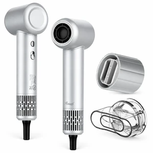 Rosewill Hair Dryer with Oscillating Styling Nozzle & Concentrator, 1300W Ionic Blow Dryer, 3 Heat 2 Speed, LED Light Ring, Lightweight 280g Hair Dryer for Women, All Hair Types Rosewill Hair Dryer with Oscillating Styling Nozzle & Concentrator, 1300W Ionic Blow Dryer, 3 Heat 2 Speed, LED Light Ring, Lightweight 280g Hair Dryer for Women, All Hair Types