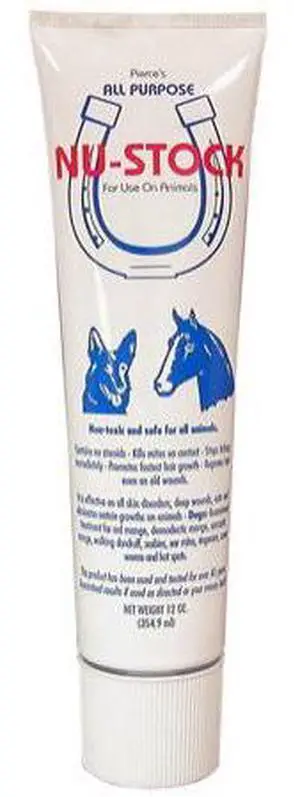 Pierce's All Purpose Nu-Stock Ointment Mange 12oz Tube