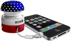 Go-Rock American Mini Portable Speakers with Built-in Rechargeable Lithium Battery