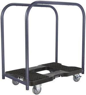 Snap-Loc 1500 Lb Industrial Strength Professional E-Track Panel Cart Dolly Black SL1500PC4B