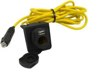 Wilson Antennas 305203ECUSB 12-Feet Extension Cord with 12V Adapter and USB Port