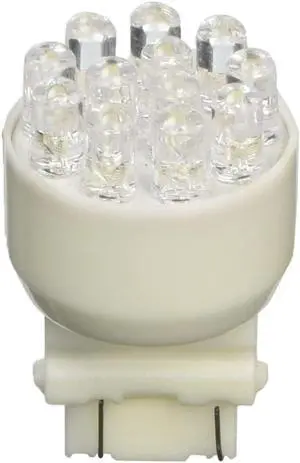 RoadPro 3157 LED Automotive Replacement Bulbs, Clear Bulb-White Base 2-Pack RP3157LED/2