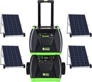 Nature's Generator Elite - Platinum System:3600W Solar & Wind Powered Pure Sine Wave Off-Grid Nature's Generator Elite+1200W Nature's Generator Power Pod Elite+4pcs 100W Solar Panel HKNGPTEL