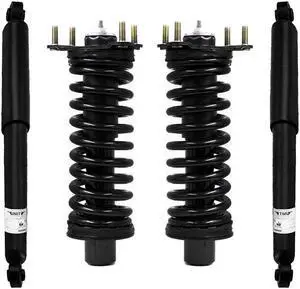 Unity Automotive 4-11201-253020-001 Fnt & Rr Complete Strut Assembly Shock Kit For 2007-2011 Dodge Nitro, 2002-2012 Jeep Liberty