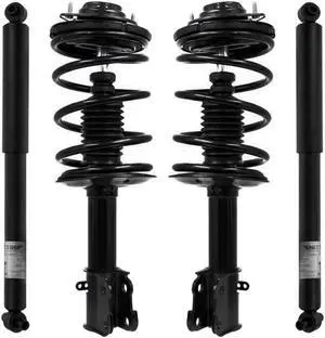 Unity Automotive 4-11074-253010-001 Fnt & Rr Complete Strut Assembly Shock Kit For 2001-2010 Chrysler PT Cruiser