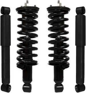 Unity Automotive 4-11290-255050-001 Fnt & Rr Complete Strut Assembly Shock Kit For 2005-2012 Nissan Pathfinder