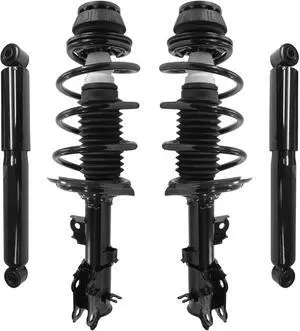 Unity Automotive 4-11185-259180-001 Fnt & Rr Complete Strut Assembly Shock Kit For 2012-2015 Kia Rio