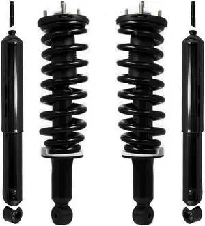 Unity Automotive 4-11931-254700-001 Fnt & Rr Complete Strut Assembly Shock Kit For 2000-2006 Toyota Tundra
