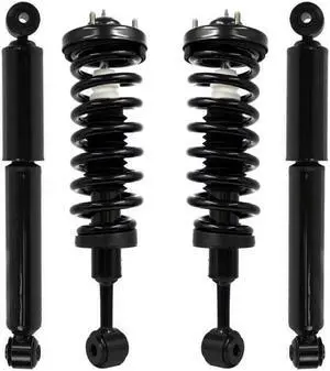 Unity Automotive 4-11204-252110-001 Fnt & Rr Complete Strut Assembly Shock Kit For 2004-2008 Ford F-150, 2006-2008 Lincoln Mark LT
