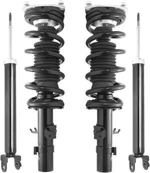 Unity Automotive 4-11415-255090-001 Fnt & Rr Complete Strut Assembly Shock Kit For 2011-2012 Infiniti G25, 2008 Infiniti G35, 2009-2013 Infintiti G37, 2015 Infiniti Q40