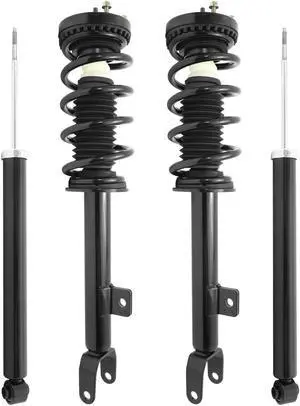 Unity Automotive 4-11510-253600-001 Fnt & Rr Complete Strut Assembly Shock Kit For 2011-2017 Chrysler 300, 2011 Dodge Challenger