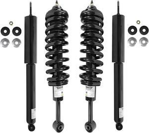 Unity Automotive 4-11563-254070-001 Fnt & Rr Complete Strut Assembly Shock Kit For 2005-2014 Toyota Tacoma