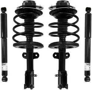 Unity Automotive 4-11071-253030-001 Fnt & Rr Complete Strut Assembly Shock Kit For 2001-2007 Chrysler Town & Country, 2001-2003 Chrysler Voyager, 2001-2007 Dodge Caravan, 2001-2007 Dodge Grand Caravan