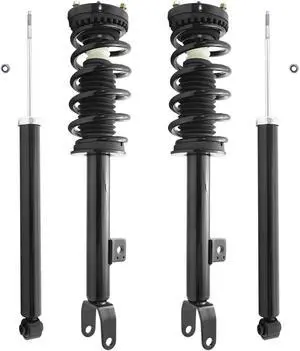 Unity Automotive 4-11710-253600-001 Fnt & Rr Complete Strut Assembly Shock Kit For 2011-2017 Chrysler 300