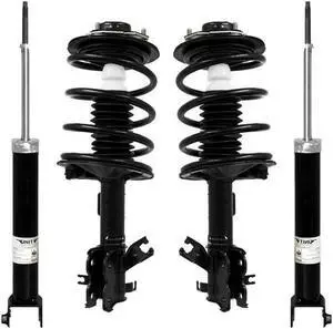 Unity Automotive 4-11591-255010-001 Fnt & Rr Complete Strut Assembly Shock Kit For 2005-2006 Nissan Altima