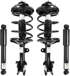 Unity Automotive 4-11661-250020-001 Fnt & Rr Complete Strut Assembly Shock Kit For 1999-2004 Honda Odyssey