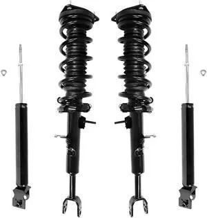 Unity Automotive 4-11393-255210-001 Fnt & Rr Complete Strut Assembly Shock Kit For 2006-2007 Infiniti G35 Coupe, 2006-2009 Nissan 350Z