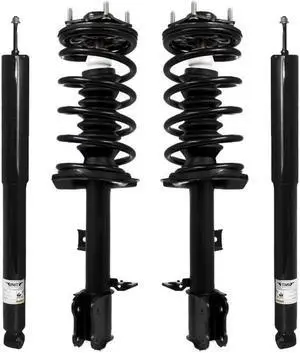 Unity Automotive 4-11621-252040-001 Fnt & Rr Complete Strut Assembly Shock Kit For 2008-20012 Ford Escape, 2008-2011 Mazda Tribute, 2008-2011 Mercury Mariner