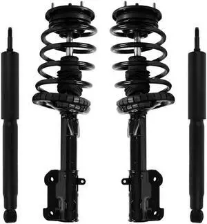 Unity Automotive 4-11950-252400-001 Fnt & Rr Complete Strut Assembly Shock Kit For 2005-2010 Ford Mustang