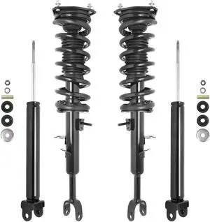 Unity Automotive 4-11397-255110-001 Fnt & Rr Complete Strut Assembly Shock Kit For 2003-2005 Infiniti G35
